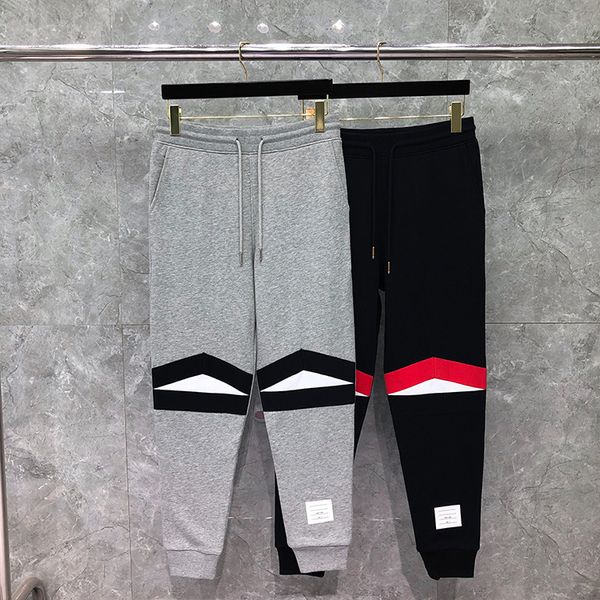 casual pants dongguan daizhiying tb knee splicing straight leg guard, Black;white
casual pants dongguan daizhiying tb knee splicing straight leg guard, Black;white