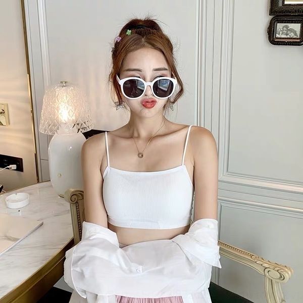 aksb summer women's ice silk back wrapped with camisole shoulder vestchest women's underwear cushion thin shoulder belt duster spo, Red;black
aksb summer women's ice silk back wrapped with camisole shoulder vestchest women's underwear cushion thin shoulder belt duster spo, Red;black