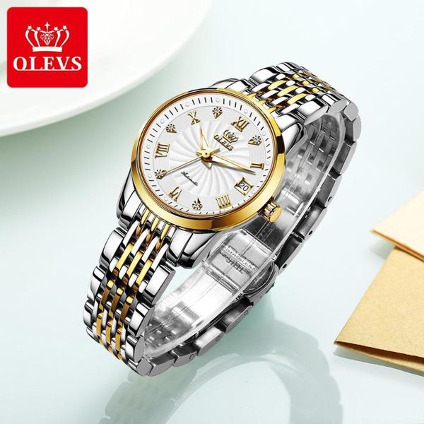watches for women automatic watch mechanical ladies stainless steel calendar waterproof diving rhinestone wristwatches, Slivery;brown
watches for women automatic watch mechanical ladies stainless steel calendar waterproof diving rhinestone wristwatches, Slivery;brown