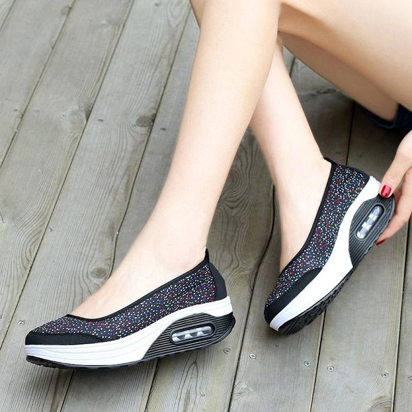 dress shoes coblum women tennis breathable mesh height-increasing female running sneakers outdoor footwear thick bottom platform, Black
dress shoes coblum women tennis breathable mesh height-increasing female running sneakers outdoor footwear thick bottom platform, Black
