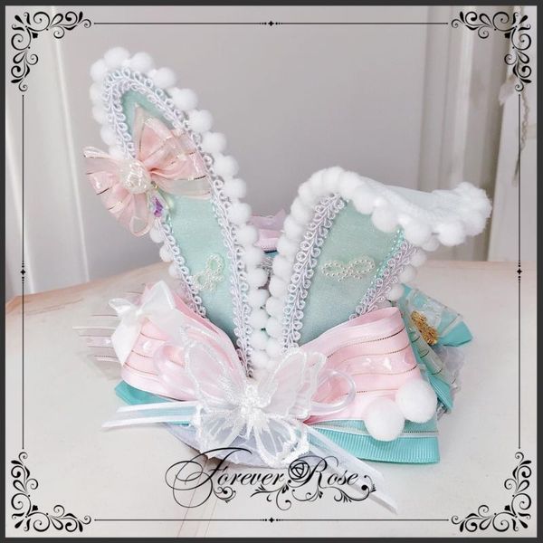 stingy brim hats original handmade ear hat mint pink lolita and green bow cute harajuku sweet, Blue;gray
stingy brim hats original handmade ear hat mint pink lolita and green bow cute harajuku sweet, Blue;gray
