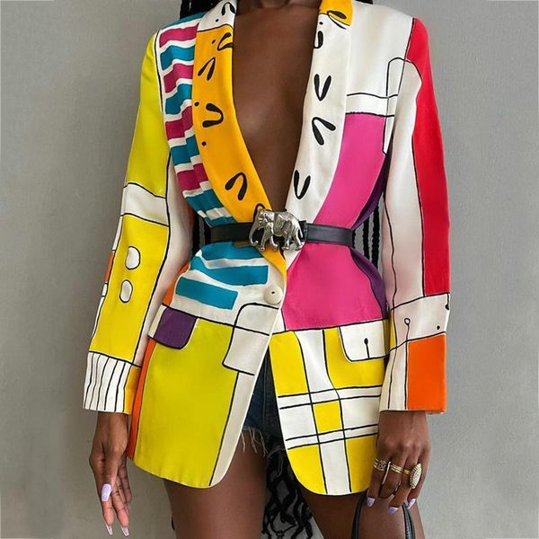 women's suits & blazers striped print fashion autumn women streetwear notched collar casual long sleeves slim buttons office ladies coa, White;black
women's suits & blazers striped print fashion autumn women streetwear notched collar casual long sleeves slim buttons office ladies coa, White;black