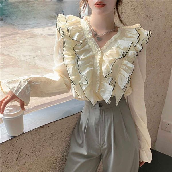 two piece dress women's design sense niche lotus leaf ee long-sleeved shirt spring korean version of loose french s8qd, White
two piece dress women's design sense niche lotus leaf ee long-sleeved shirt spring korean version of loose french s8qd, White