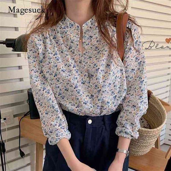 autumn korean sweet floral elegant blouse long sleeve fashion loose chic retro v-neck shirt women chemisier femme 10189 210518, White
autumn korean sweet floral elegant blouse long sleeve fashion loose chic retro v-neck shirt women chemisier femme 10189 210518, White