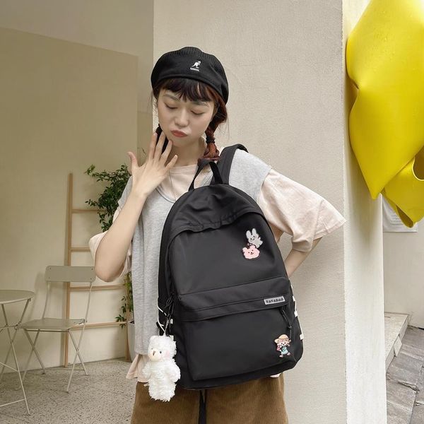backpack lovely nylon cute outdoors female same star college badge doll bookladies bags trendy bear school girl light fashion
backpack lovely nylon cute outdoors female same star college badge doll bookladies bags trendy bear school girl light fashion