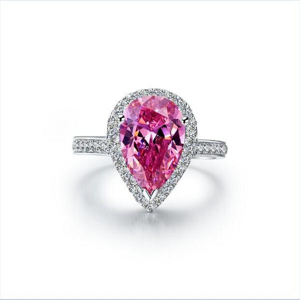 cluster rings au585 pear shape pink 3ct glorious quality solid white gold synthetic carbon engagement ring women wedding romantic jewelry, Golden;silver
cluster rings au585 pear shape pink 3ct glorious quality solid white gold synthetic carbon engagement ring women wedding romantic jewelry, Golden;silver