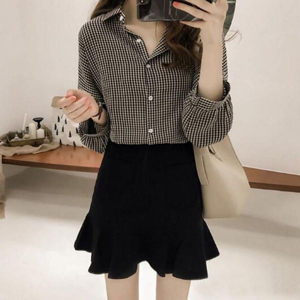 women's blouses & shirts spring autumn blouse office lady slim black women lantern long sleeve plus size casual shirt female blusas, White
women's blouses & shirts spring autumn blouse office lady slim black women lantern long sleeve plus size casual shirt female blusas, White