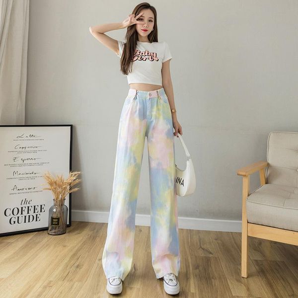 women's jeans rainbow white women wide leg straight long pant harajuku style trendy 2021 summer korean fashion streetwear casual clothe, Blue
women's jeans rainbow white women wide leg straight long pant harajuku style trendy 2021 summer korean fashion streetwear casual clothe, Blue