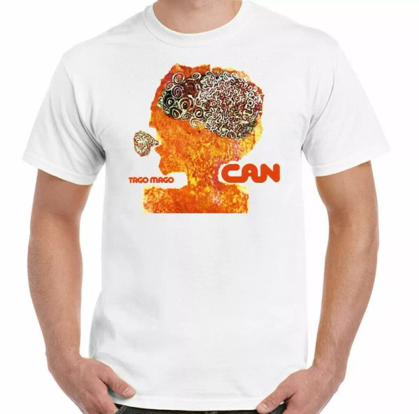 can tago mago t-shirt mens krautrock german album artwork, White;black
can tago mago t-shirt mens krautrock german album artwork, White;black