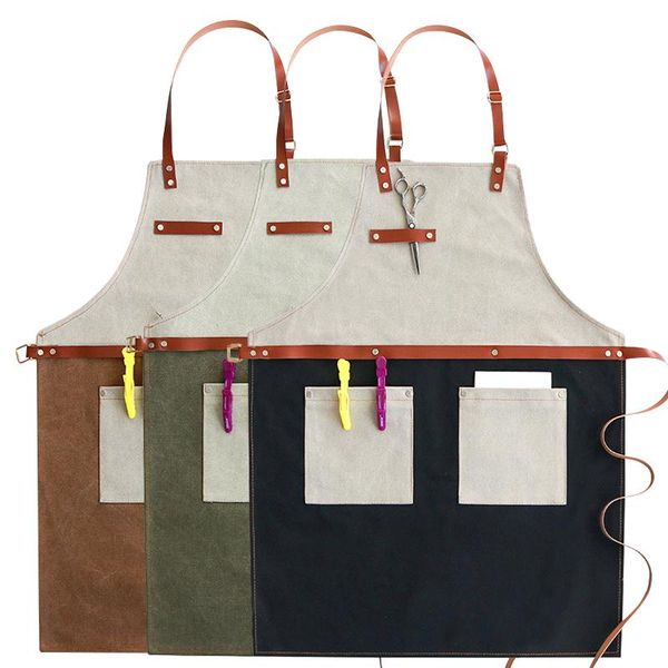 aprons patchwork canvas master apron for kitchen accessories bib baking pocket women hairdresser
aprons patchwork canvas master apron for kitchen accessories bib baking pocket women hairdresser
