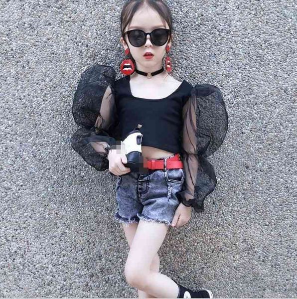 fashion kids baby girl mesh puff sleeve 0-5y spring summer children girl sheer sleeve o-neck shirts solid crop, White;black
fashion kids baby girl mesh puff sleeve 0-5y spring summer children girl sheer sleeve o-neck shirts solid crop, White;black