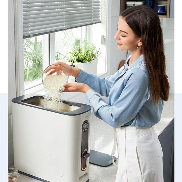 smart rice bucket household insect-proof moisture-proof sealed flour storage tank cylinder box wet towel dispensers
smart rice bucket household insect-proof moisture-proof sealed flour storage tank cylinder box wet towel dispensers