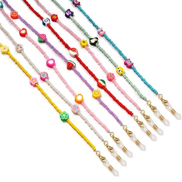 sunglasses frames clay fruit flower love beads colorful chain face mask strap necklace reading glasses cord holder rope head neck band, Silver
sunglasses frames clay fruit flower love beads colorful chain face mask strap necklace reading glasses cord holder rope head neck band, Silver