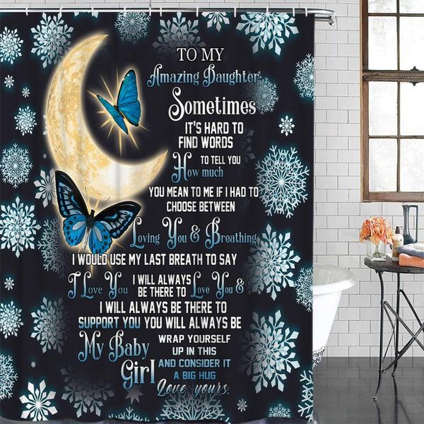 shower curtains butterfly moon snowflake curtain polyester fabric bathroom home decor waterproof with hooks
shower curtains butterfly moon snowflake curtain polyester fabric bathroom home decor waterproof with hooks