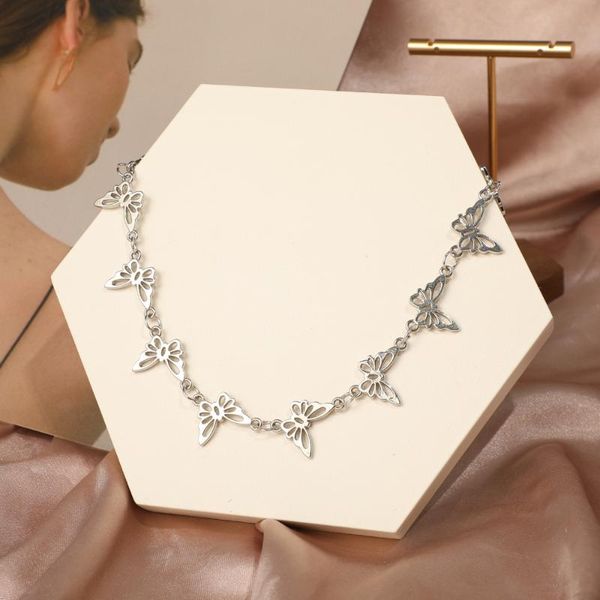 chains floral/heart shape/butterfly necklace for wife girlfriend gift birthday valentine's day wedding anniversary bn, Silver
chains floral/heart shape/butterfly necklace for wife girlfriend gift birthday valentine's day wedding anniversary bn, Silver