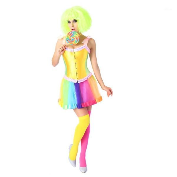 spring summer product ruffled candy color rainbow stitching corset bustiers & corsets, Black;white
spring summer product ruffled candy color rainbow stitching corset bustiers & corsets, Black;white