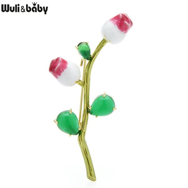 pins, brooches wuli&baby stone enamel tulip flower for women 2-color luxury party office brooch pins gifts, Gray
pins, brooches wuli&baby stone enamel tulip flower for women 2-color luxury party office brooch pins gifts, Gray