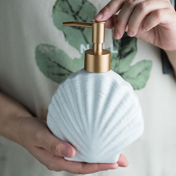 liquid soap dispenser starfish shell shape ceramic hand sanitizer container shower gel shampoo sub-bottling bottle bathroom accessories
liquid soap dispenser starfish shell shape ceramic hand sanitizer container shower gel shampoo sub-bottling bottle bathroom accessories