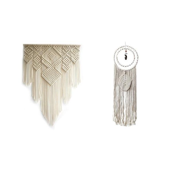 tapestries 2 pcs macrame bohemian tapestry wall hanging chic geometric art handicrafts woven tapestry, a & b
tapestries 2 pcs macrame bohemian tapestry wall hanging chic geometric art handicrafts woven tapestry, a & b
