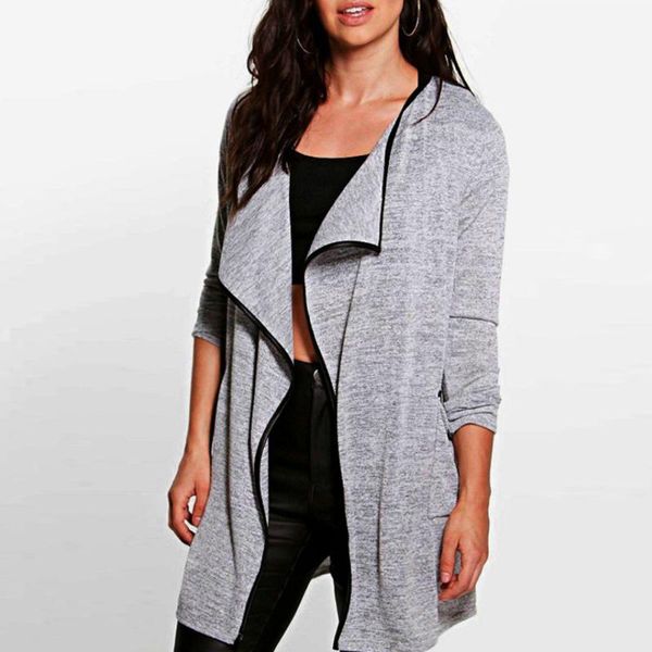 women's jackets nice women autumn fashion trend outwear long sleeve solid knitted cardigans casual ladies wild coat, Black;brown
women's jackets nice women autumn fashion trend outwear long sleeve solid knitted cardigans casual ladies wild coat, Black;brown