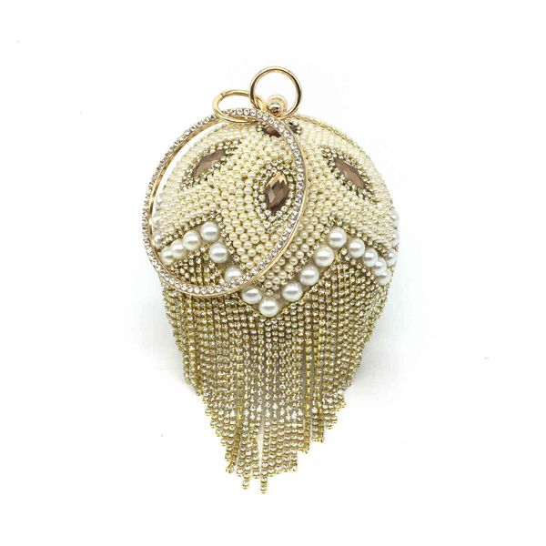 round dinner bag portable diamond tassel party bag evening rhinestone
round dinner bag portable diamond tassel party bag evening rhinestone