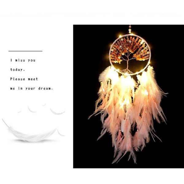 decorative objects & figurines led light dromenvanger dreamcatcher crystal turquoise tree of life wind chimes handmade feather ornament girl
decorative objects & figurines led light dromenvanger dreamcatcher crystal turquoise tree of life wind chimes handmade feather ornament girl