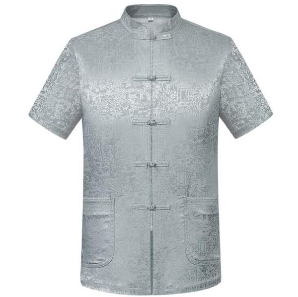 men's suits & blazers summer middle-aged chinese tunic suit man short sleeve jacket men blazer coats mens plate buckle tang stand colla, White;black
men's suits & blazers summer middle-aged chinese tunic suit man short sleeve jacket men blazer coats mens plate buckle tang stand colla, White;black