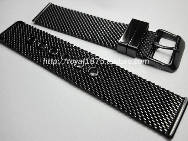 watch bands black woven 20mm 22mm watchband band stainless steel strap wrist belt bracelet silver fit men women hours, Black;brown
watch bands black woven 20mm 22mm watchband band stainless steel strap wrist belt bracelet silver fit men women hours, Black;brown