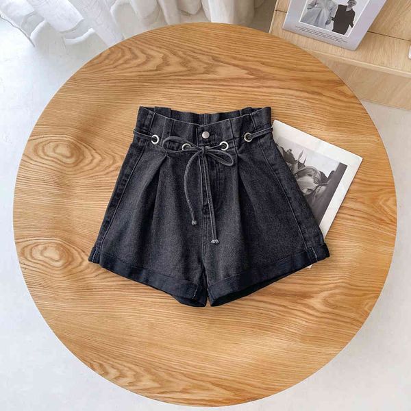 women's pants & capris more recent design jeans for ladies summer fashion butterfly high-waisted belt loose blue broad leg denim short, Black;white
women's pants & capris more recent design jeans for ladies summer fashion butterfly high-waisted belt loose blue broad leg denim short, Black;white