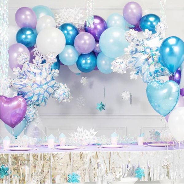 party decoration 78/103pcs blue white snowflake foil ballon baby shower kids birthday balloon garland arch kit wedding christmas
party decoration 78/103pcs blue white snowflake foil ballon baby shower kids birthday balloon garland arch kit wedding christmas
