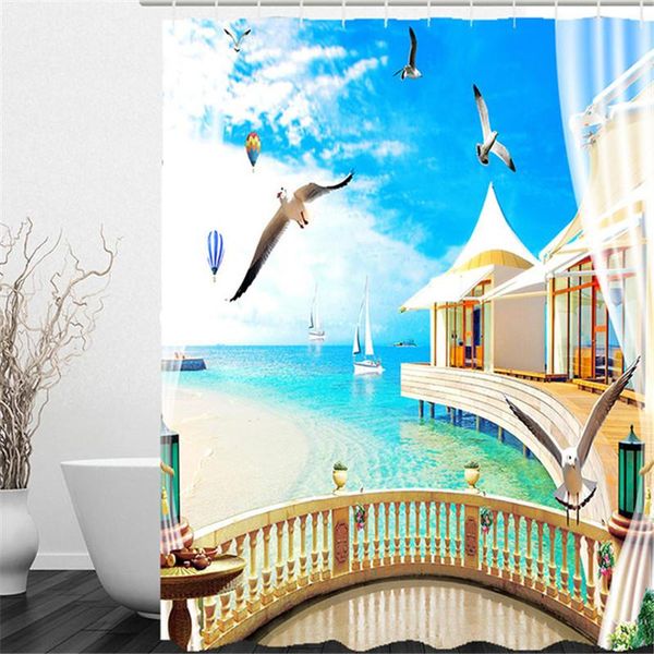 simulation 3d seaview natural scenery shower curtain waterproof drapes polyester fabric bathroom toilet with hooks curtains
simulation 3d seaview natural scenery shower curtain waterproof drapes polyester fabric bathroom toilet with hooks curtains