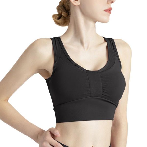camisoles & tanks summer tank shockproof gathered bras women fitness sports lingerie underwear, Black;white
camisoles & tanks summer tank shockproof gathered bras women fitness sports lingerie underwear, Black;white