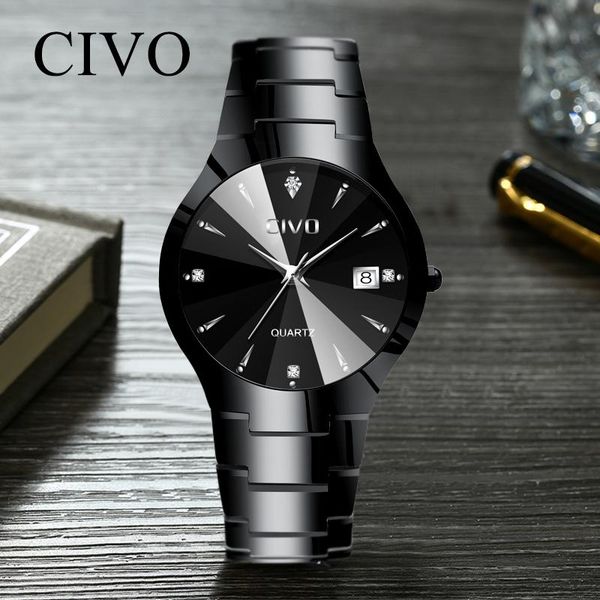 wristwatches civo relogio masculino watch men waterproof analogue wristwatch men's quartz business casual women, Slivery;brown
wristwatches civo relogio masculino watch men waterproof analogue wristwatch men's quartz business casual women, Slivery;brown