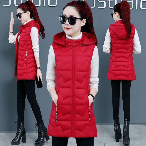 women's vests spring autumn women long vest coat female casual thick warm sleeveless waistcoat ladies cotton padded jacket plus size 6x, Black;white
women's vests spring autumn women long vest coat female casual thick warm sleeveless waistcoat ladies cotton padded jacket plus size 6x, Black;white
