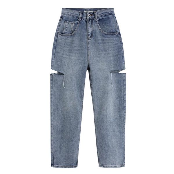 women's jeans 2021 fashion baggy long pants blue versatile denim high waist ripped straight casual streetwear
women's jeans 2021 fashion baggy long pants blue versatile denim high waist ripped straight casual streetwear