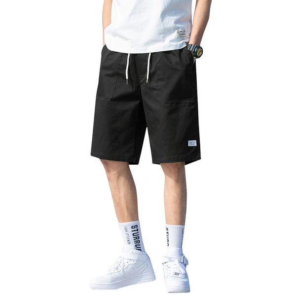 men's shorts 2021 summer pure cotton washed pants beach casual male sports tooling short, White;black
men's shorts 2021 summer pure cotton washed pants beach casual male sports tooling short, White;black