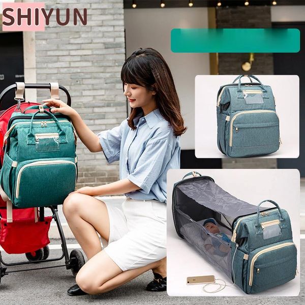 baby bed fashion outing leisure backpack portable folding mommy bag large capacity diaper bags for mom sx187
baby bed fashion outing leisure backpack portable folding mommy bag large capacity diaper bags for mom sx187