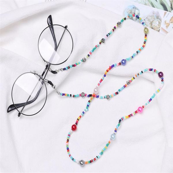 sunglasses frames multicolor glass beaded eyeglass chain reading glasses strap eyewear cord women's accessories, Silver
sunglasses frames multicolor glass beaded eyeglass chain reading glasses strap eyewear cord women's accessories, Silver
