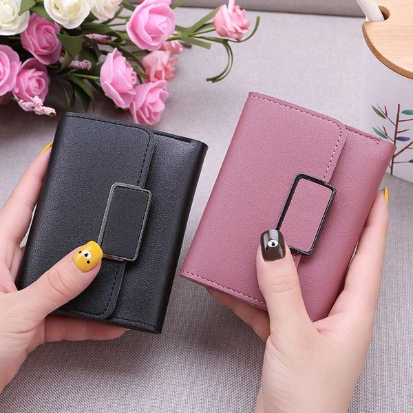 wallets 2021 fashion women lady student wallet purse short design solid color coin money cards holder lby2021, Red;black
wallets 2021 fashion women lady student wallet purse short design solid color coin money cards holder lby2021, Red;black