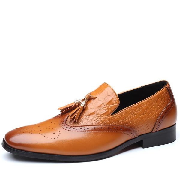 dress shoes men's vintage pointed toe design leather oxfords fashion style man footwear 2021 arrival big size, Black
dress shoes men's vintage pointed toe design leather oxfords fashion style man footwear 2021 arrival big size, Black