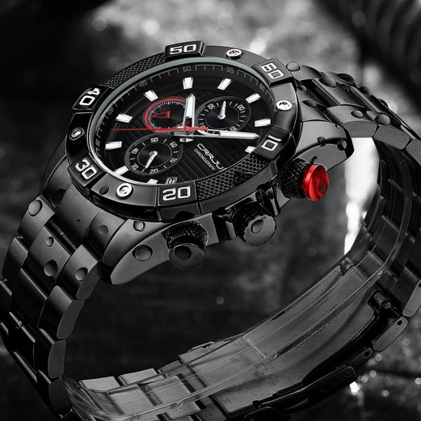 wristwatches watches mens 2021 crrju casual steel quartz men's watch black clock male sport waterproof date chronograph, Slivery;brown
wristwatches watches mens 2021 crrju casual steel quartz men's watch black clock male sport waterproof date chronograph, Slivery;brown