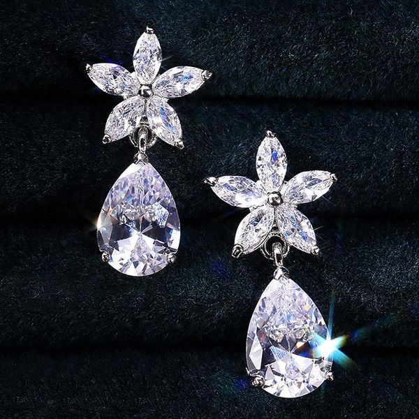 dangle & chandelier luxury women wedding earring silver color brilliant cubic zirconia aesthetic female party earrings fashion jewelry
dangle & chandelier luxury women wedding earring silver color brilliant cubic zirconia aesthetic female party earrings fashion jewelry