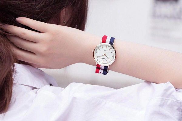 wristwatches kezi canvas watch female student leisure stripe fashion simple trend waterproof men's british style quartz, Slivery;brown
wristwatches kezi canvas watch female student leisure stripe fashion simple trend waterproof men's british style quartz, Slivery;brown