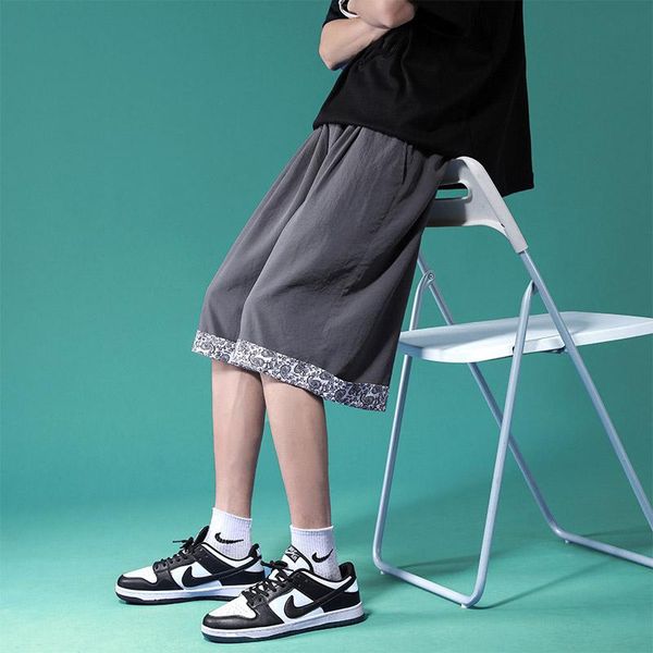 men's shorts summer bodybuilding pants high waist skirt women large running male denim, White;black
men's shorts summer bodybuilding pants high waist skirt women large running male denim, White;black