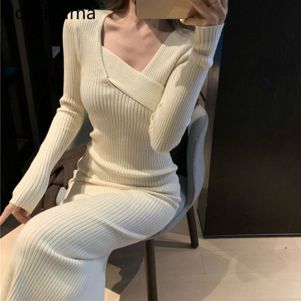 nomikuma vintage bodycon dress women solid color long sleeve autumn slim fit knitted dresses female vestidos mujer 3d669 210514, Black;gray
nomikuma vintage bodycon dress women solid color long sleeve autumn slim fit knitted dresses female vestidos mujer 3d669 210514, Black;gray