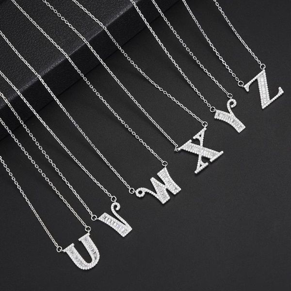 pendant necklaces missvikki classic chain necklace 26 english letters romantic trendy cubic zirconia lover anniversary gift, Silver
pendant necklaces missvikki classic chain necklace 26 english letters romantic trendy cubic zirconia lover anniversary gift, Silver