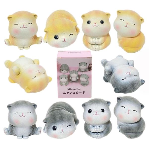 5 kinds of naughty cat family's hand-made blind box, enamel flocking, miaowika cake ornaments, cute girl's pet doll
5 kinds of naughty cat family's hand-made blind box, enamel flocking, miaowika cake ornaments, cute girl's pet doll