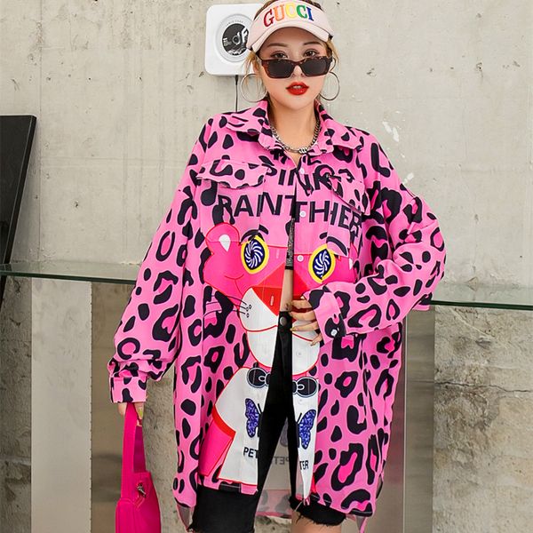 european style loose cartoon shirt long sleeve printed blouse for women mid-length plus size korean style fashion summer blusas, White
european style loose cartoon shirt long sleeve printed blouse for women mid-length plus size korean style fashion summer blusas, White