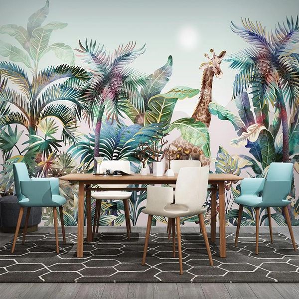 custom 3d mural wallpaper plant forest banana leaf giraffe po wall painting living room children bedroom papel de parede wallpapers
custom 3d mural wallpaper plant forest banana leaf giraffe po wall painting living room children bedroom papel de parede wallpapers