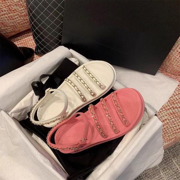 little fragrant wind roman sandals women 2021 chain fashion summer wear net red beach, Black
little fragrant wind roman sandals women 2021 chain fashion summer wear net red beach, Black
